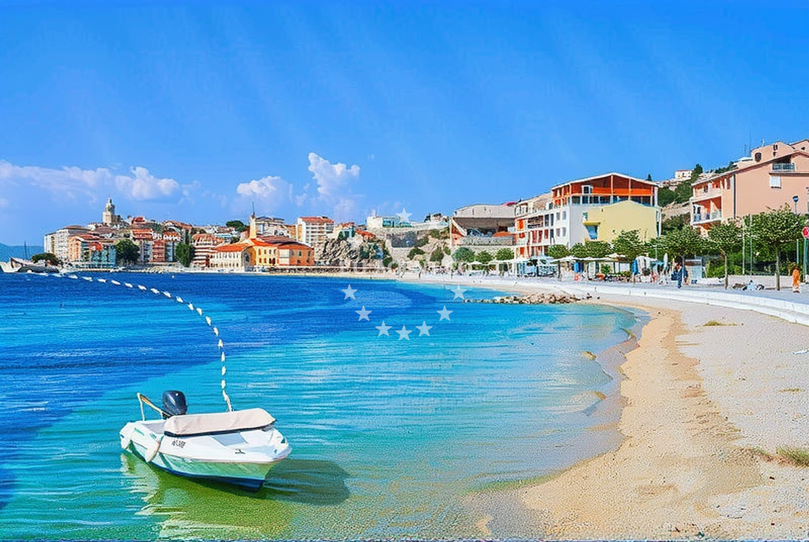Additional view of Punta II beach in igrane 206/A, Igrane