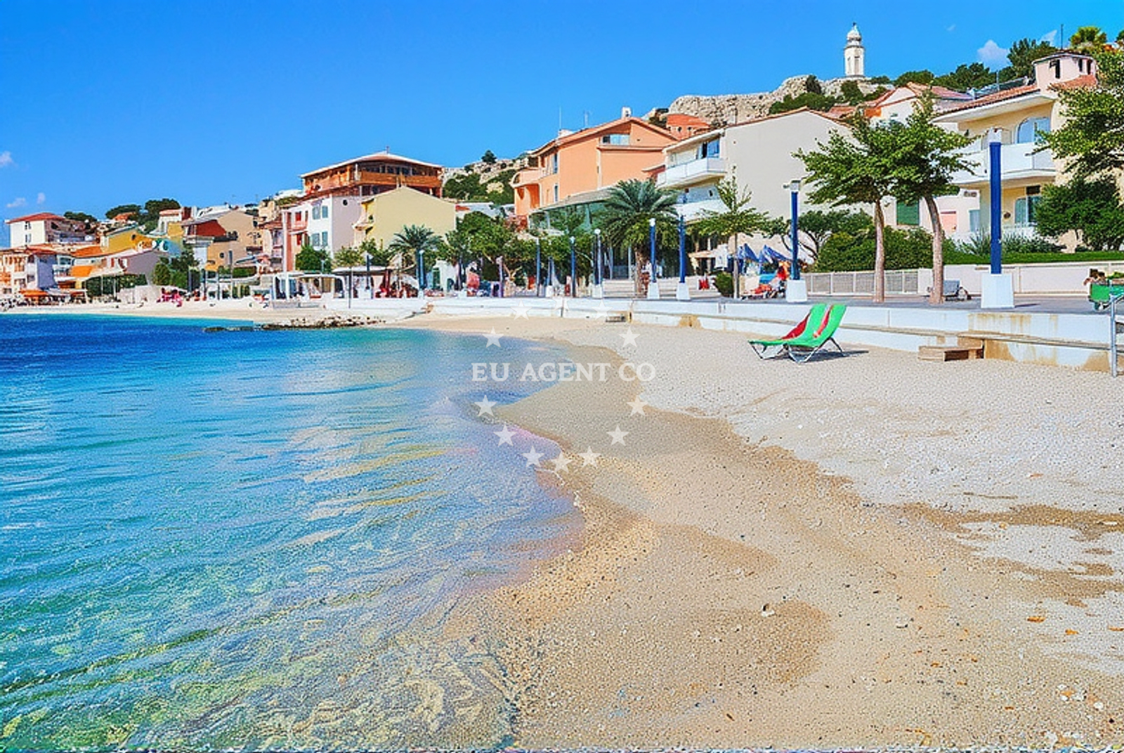 Additional view of Punta II beach in igrane 206/A, Igrane