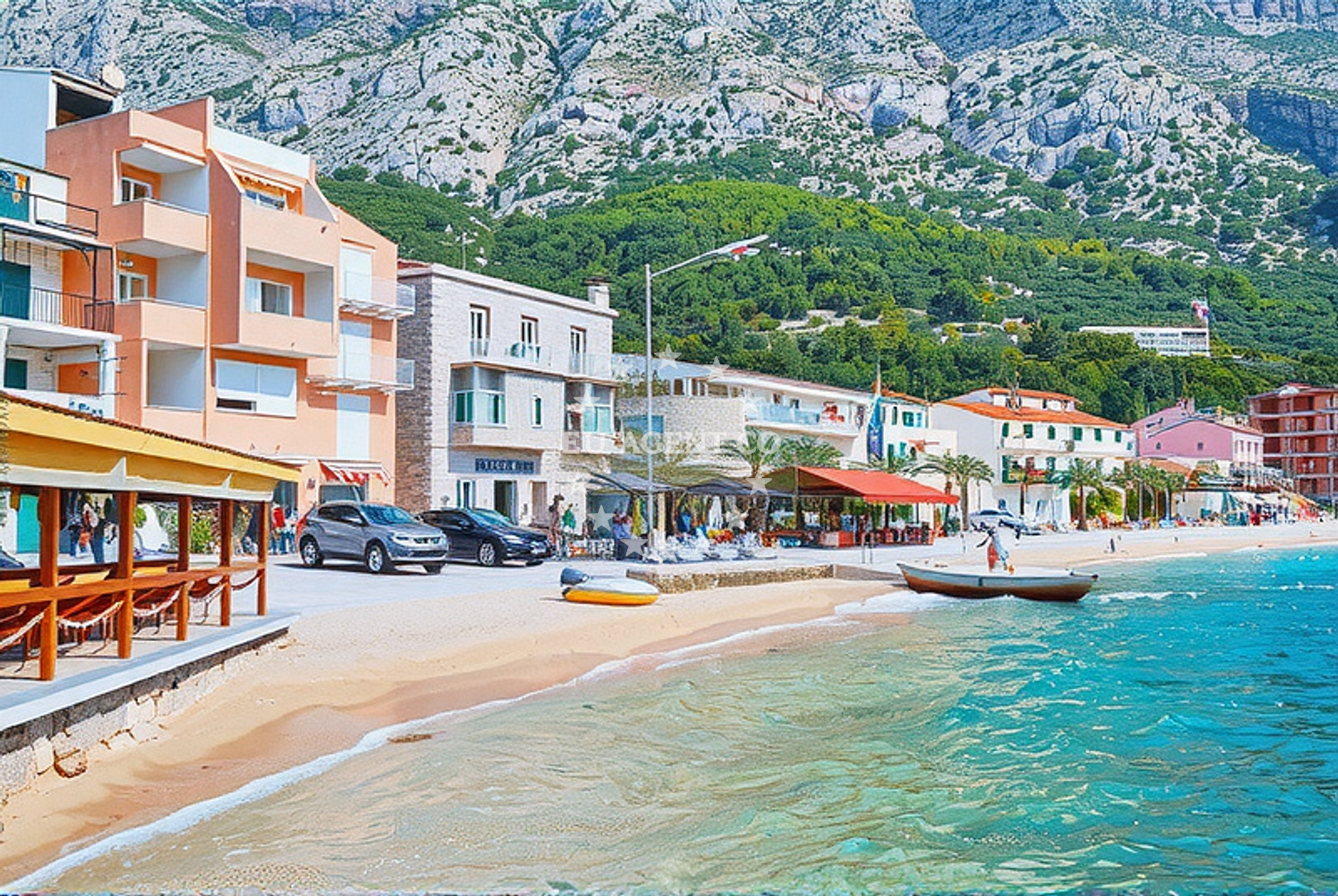 Additional view of Punta II beach in igrane 206/A, Igrane