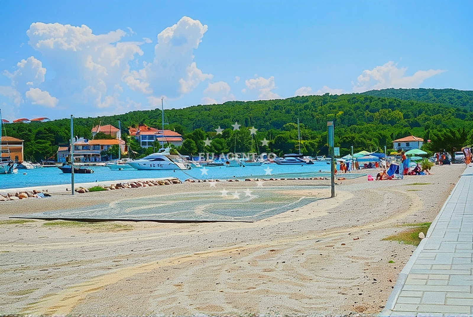 Additional view of Punta, Klimno (Krk) Beach in Punta