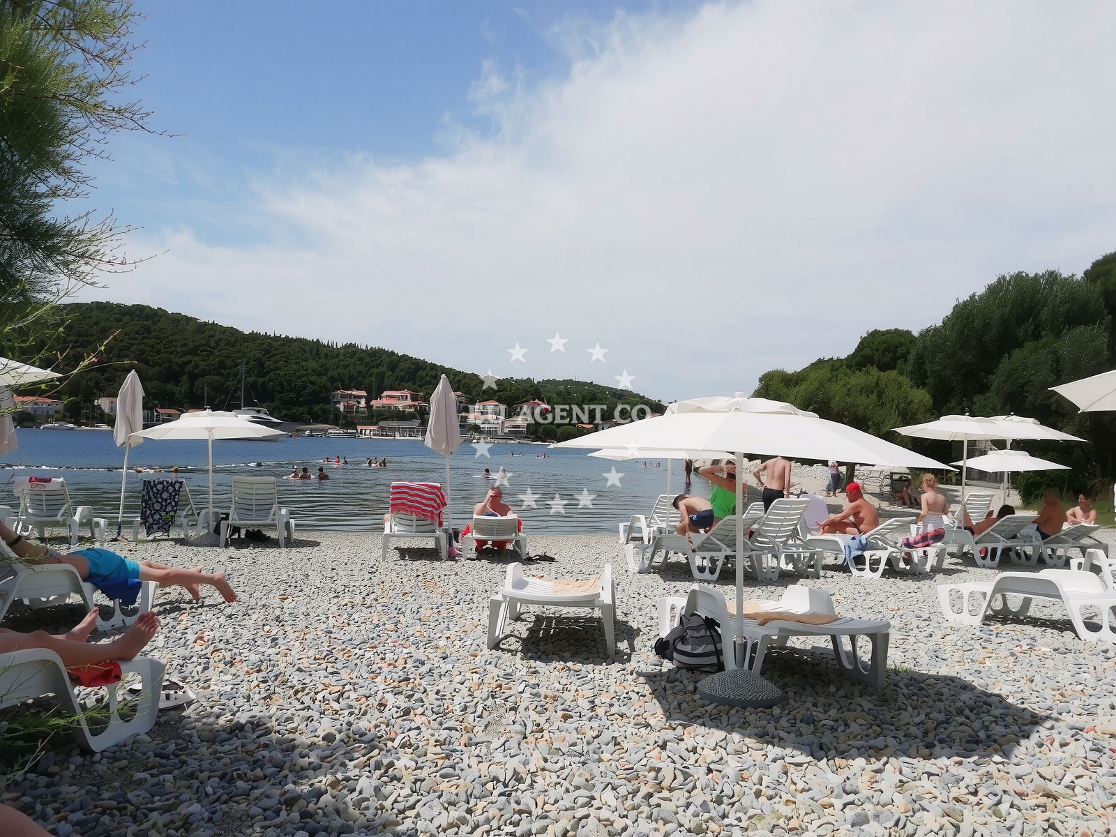Sea and coastal view of Punta Kriza beach in Dubrovačka Cesta 16 A, Korčula