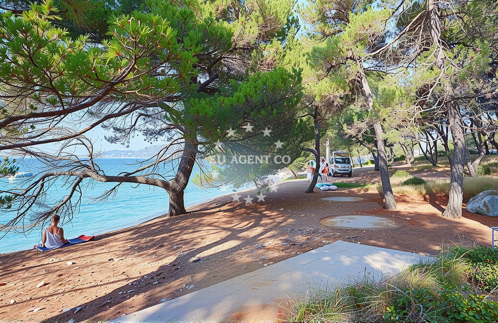 Additional view of Punta Marina, Zlarin (Zlarin) Beach in Punta Marina