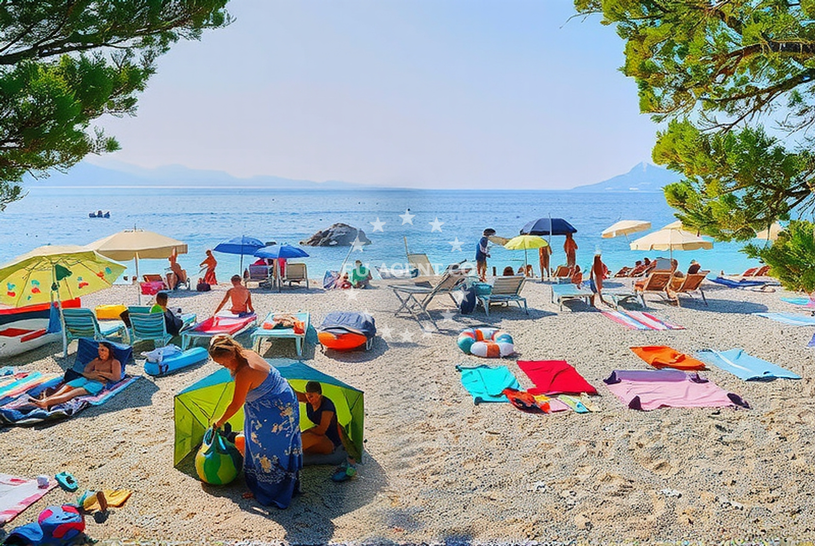 Additional view of Punta Rata beach in Podraće 1, Brela