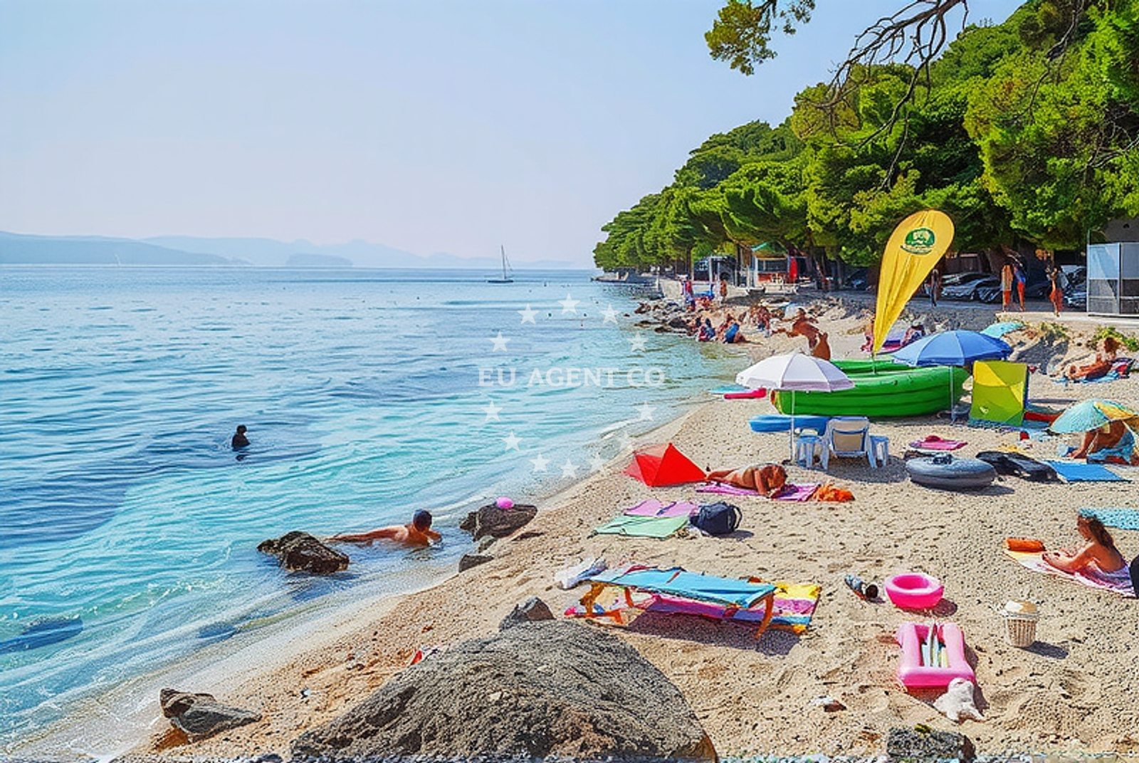 Additional view of Punta Rata beach in Podraće 1, Brela