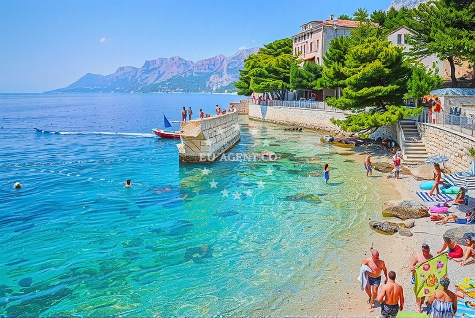 Additional view of Punta Rata beach in Podraće 1, Brela