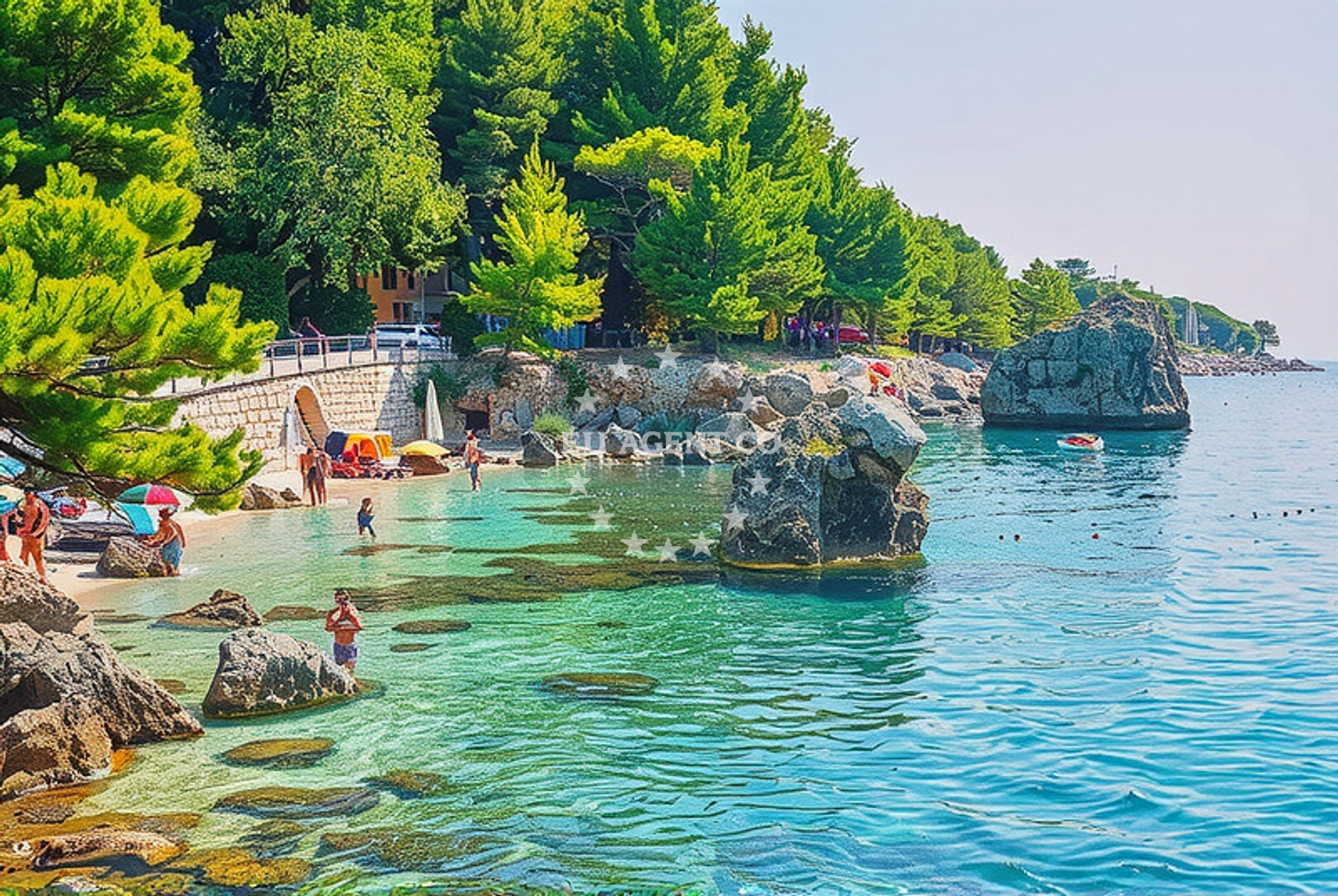 Additional view of Punta Rata beach in Podraće 1, Brela