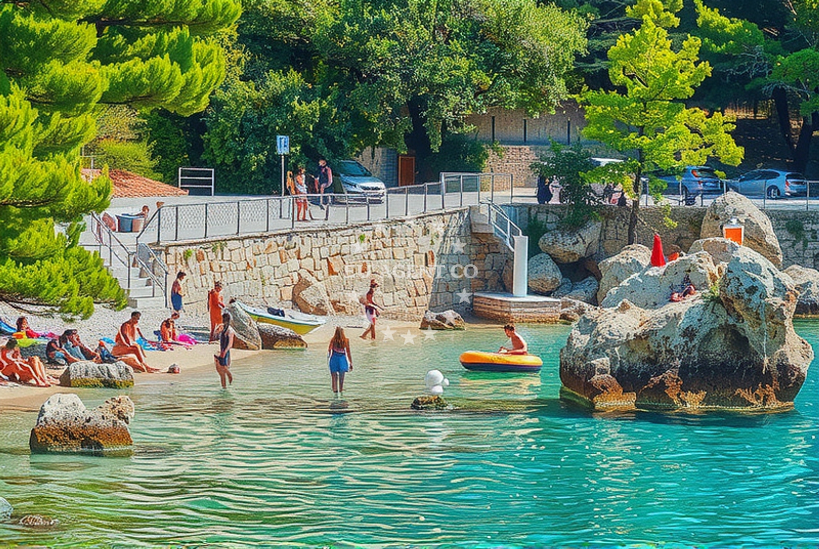 Additional view of Punta Rata beach in Podraće 1, Brela