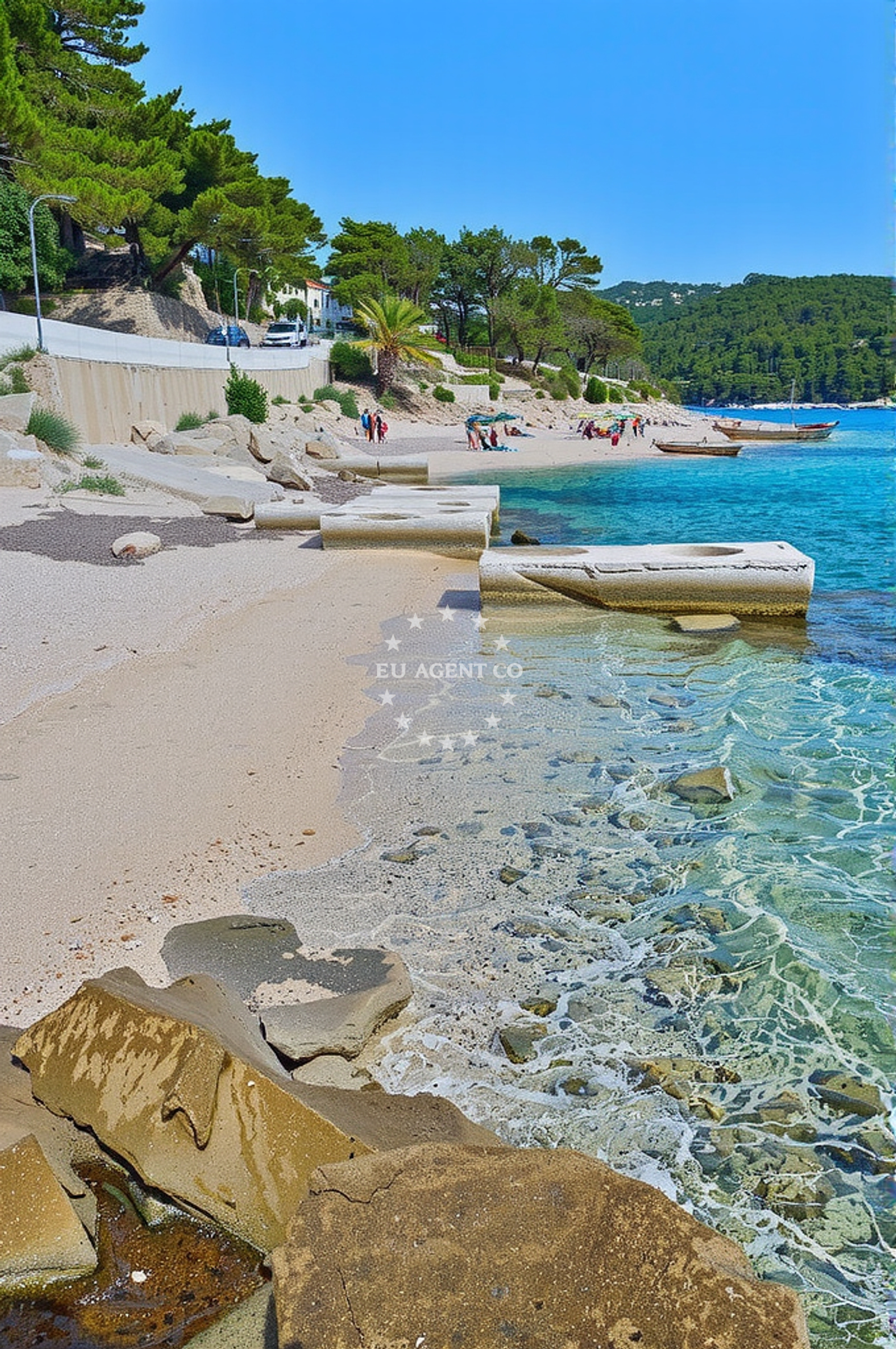 Additional view of Punta, Selca (Brač) Beach in Punta