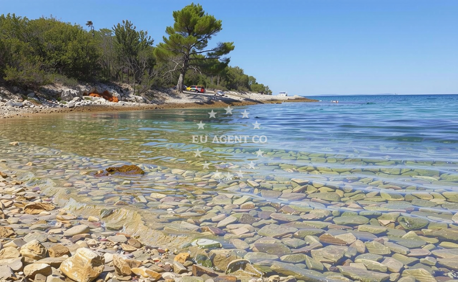 Sea and coastal view of Punta Skala beach in Ulica I, 5i, Petrcane