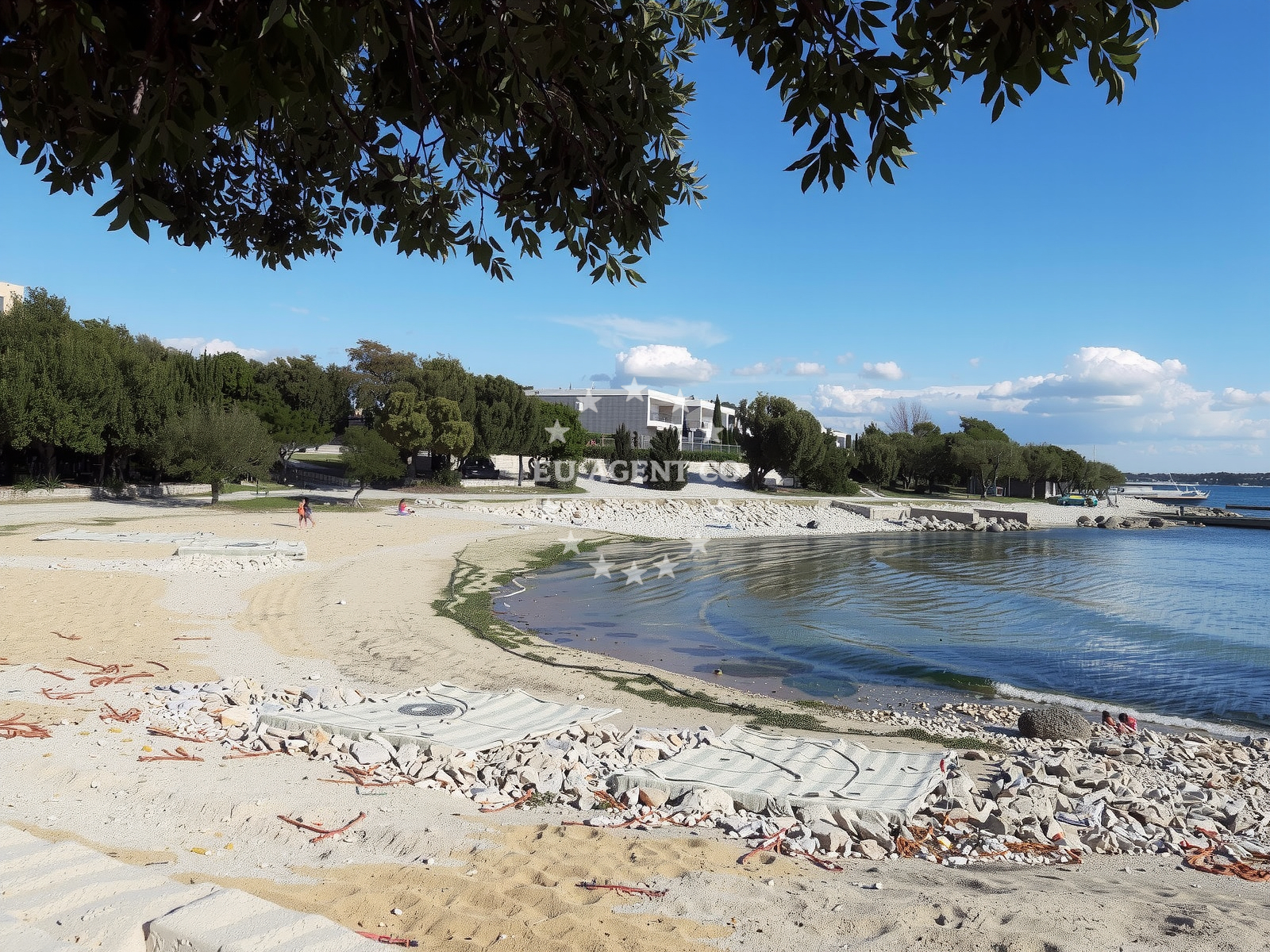 Sea and coastal view of Punta Skala beach II