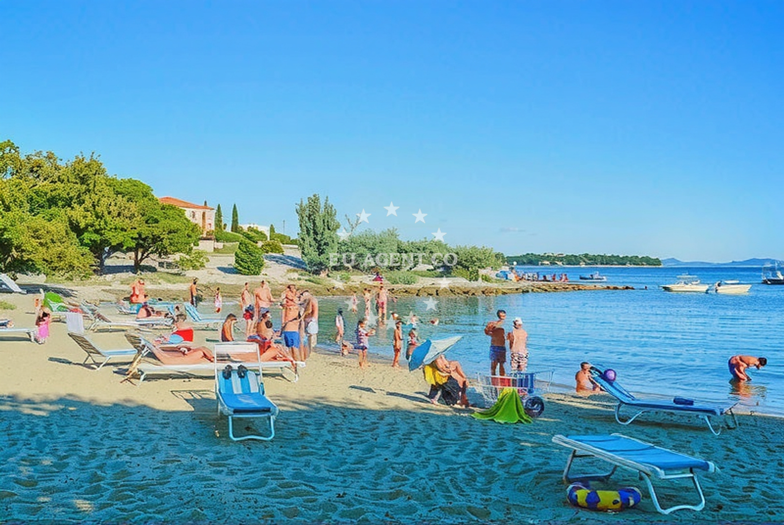 Sea and coastal view of Punta Skala beach III