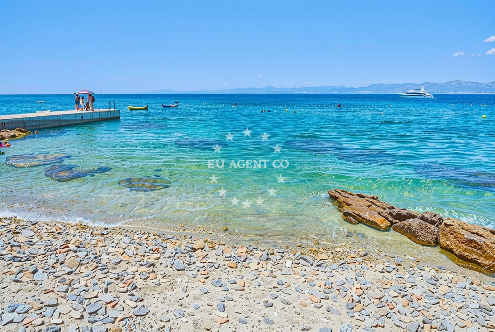 Additional view of Punta, Supetar (Brač) Beach in Punta