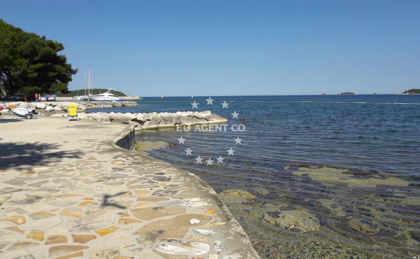 Additional view of Puntica beach in Grgeti 1A, Funtana
