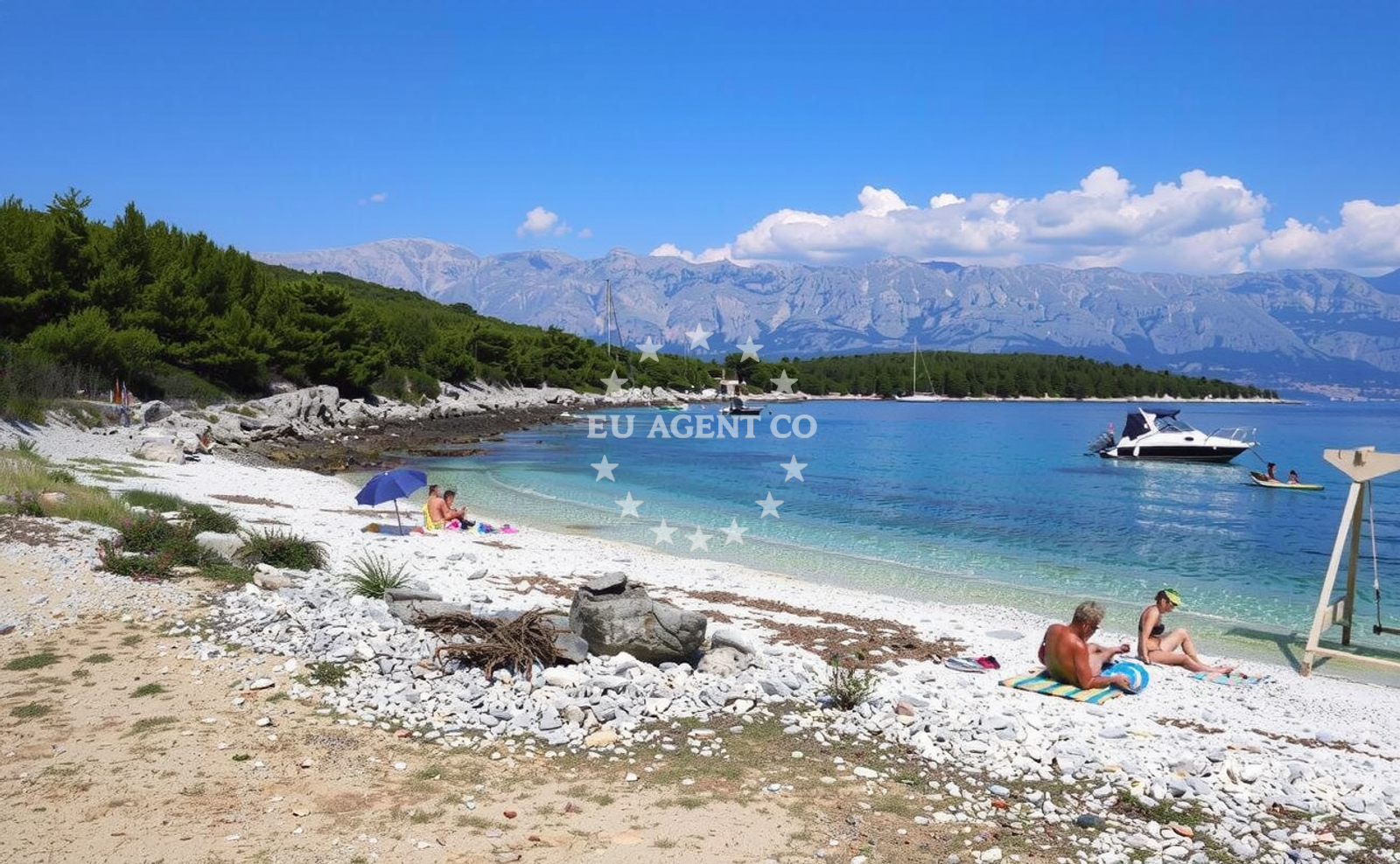 Additional view of Puntica beach in Šolova 2, Sumartin
