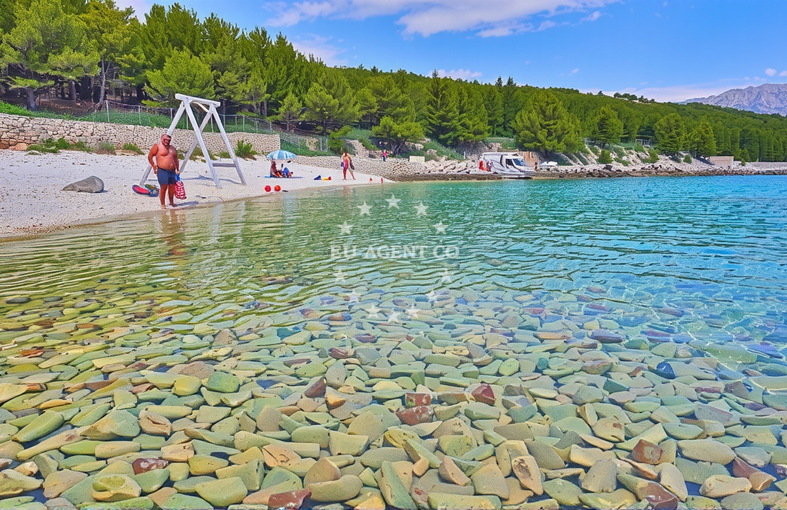 Additional view of Puntica beach in Šolova 2, Sumartin