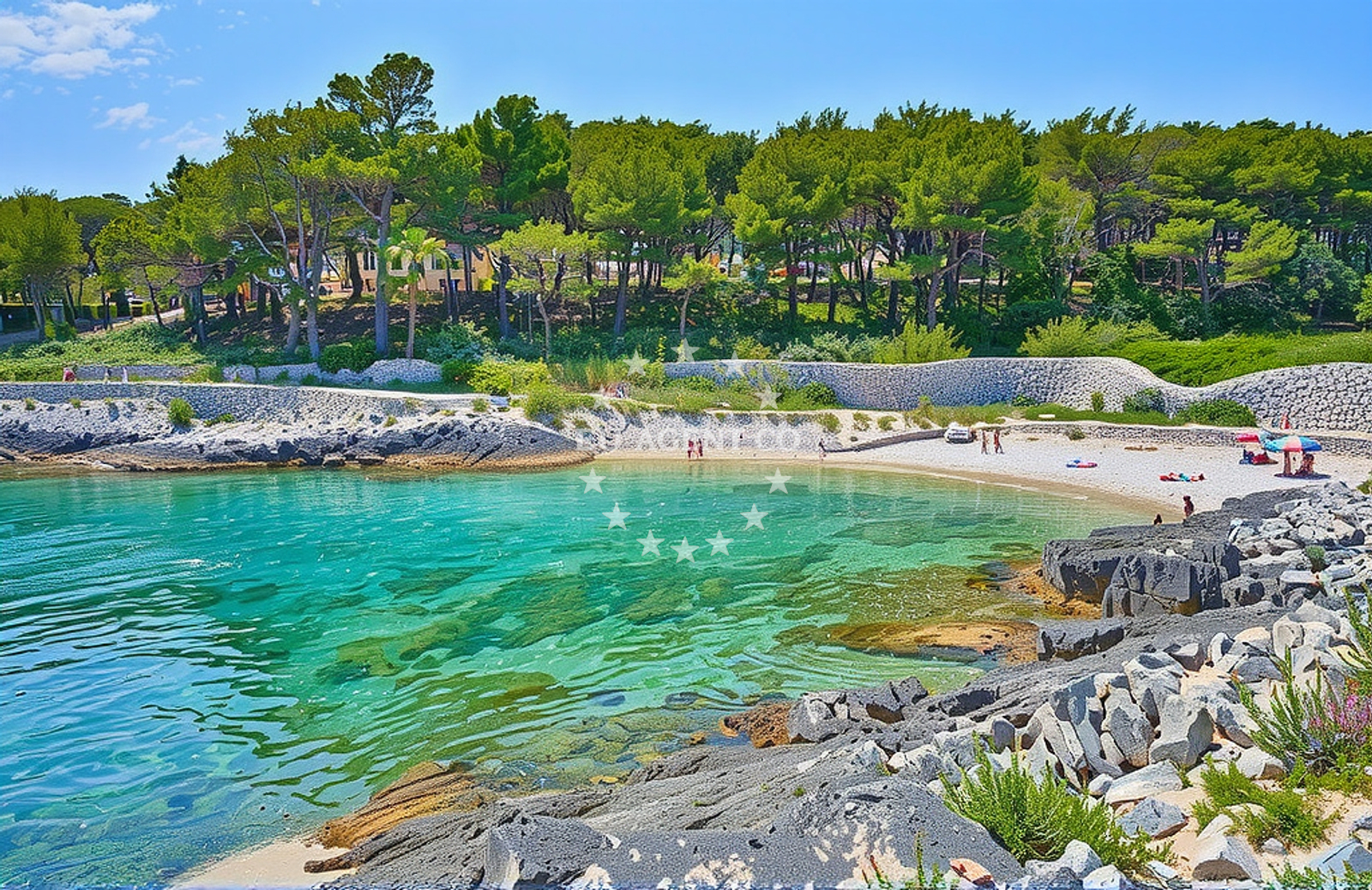 Additional view of Puntica II beach in Put Pojatice, Sumartin
