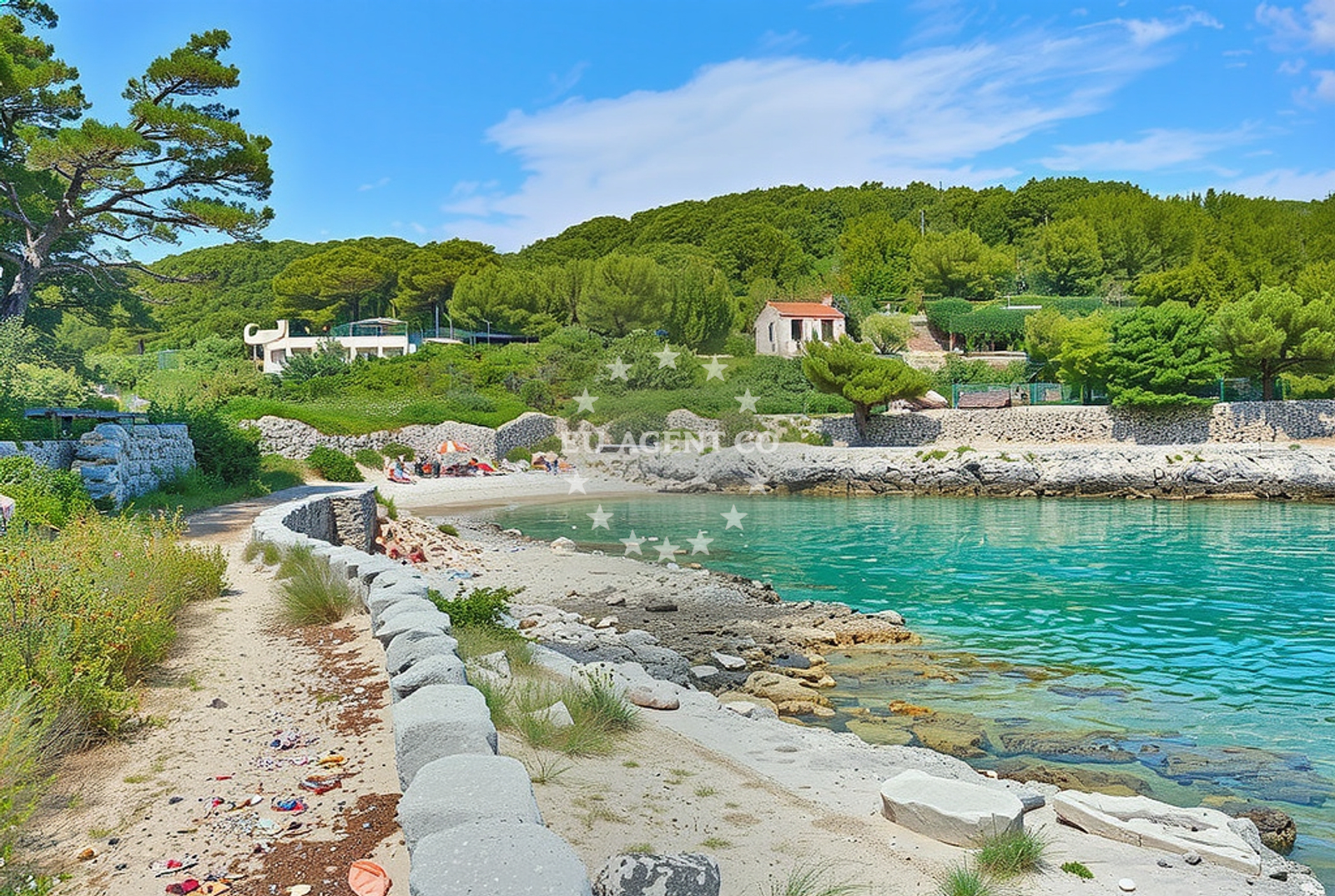 Additional view of Puntica II beach in Put Pojatice, Sumartin