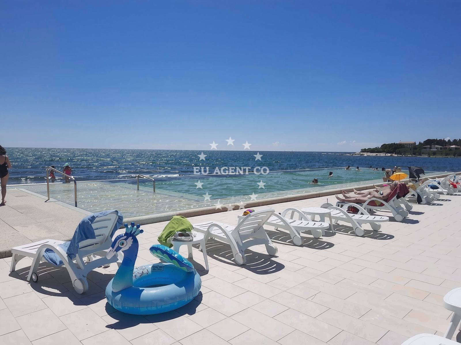 Sea and coastal view of Punto Mare beach