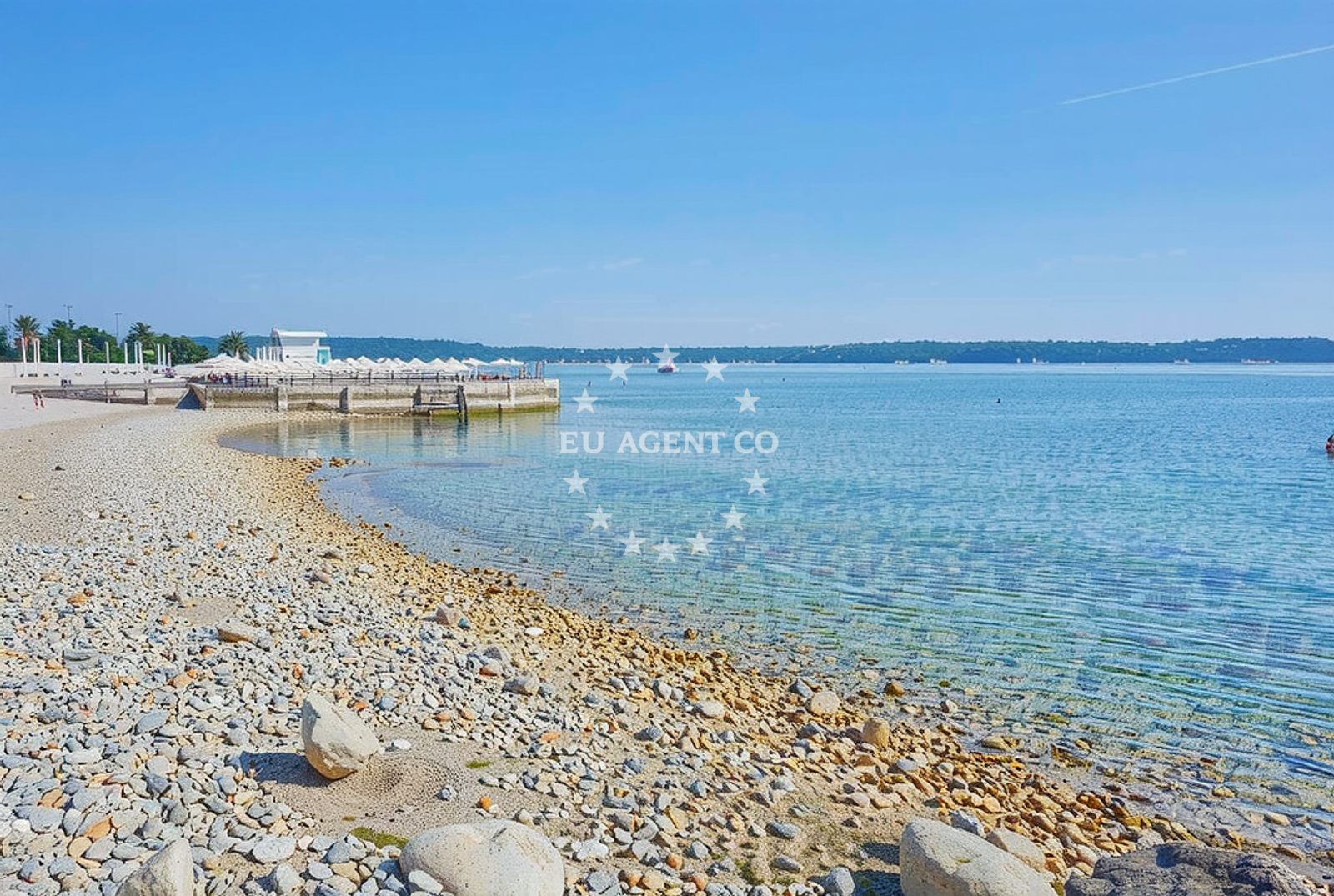Additional view of Punto Mare, Novigrad (Istarska županija) Beach in Punto Mare