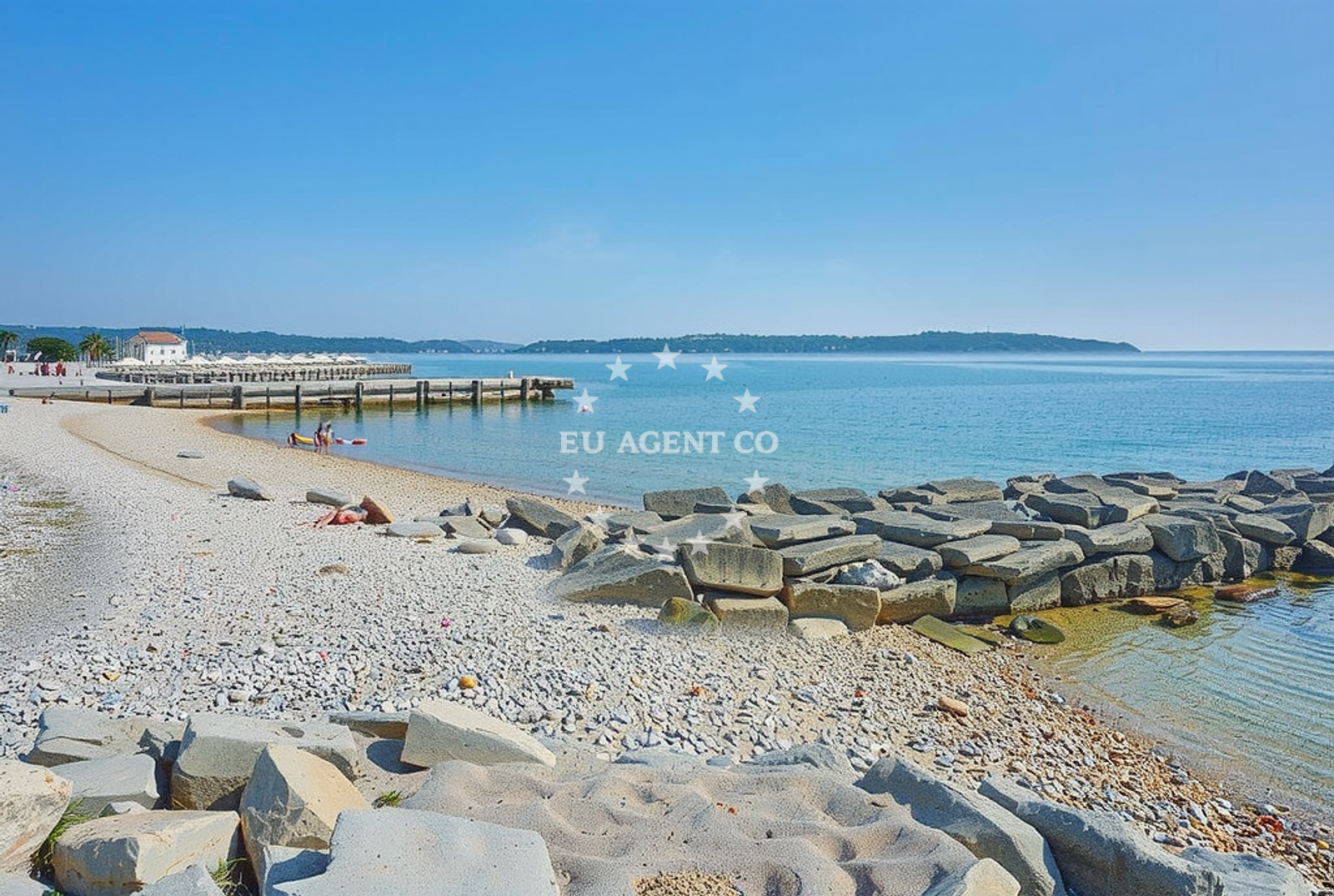 Additional view of Punto Mare, Novigrad (Istarska županija) Beach in Punto Mare