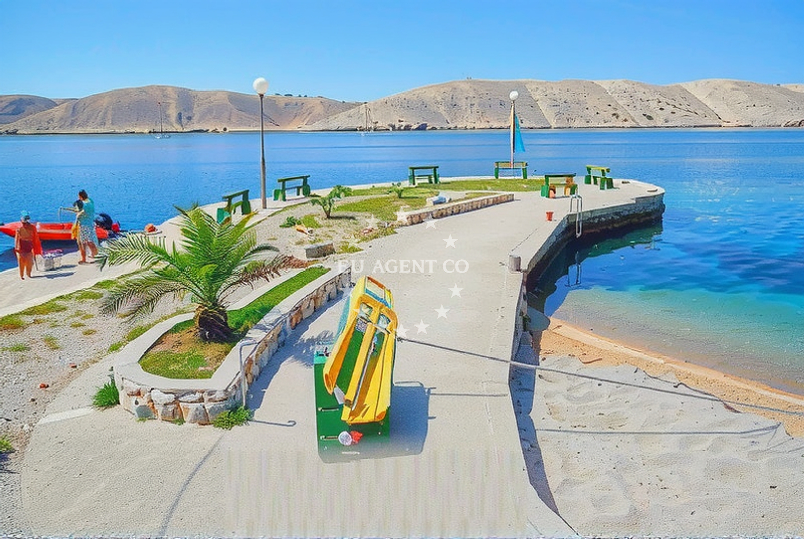 Additional view of Put Mula beach in Put mula 30, Miškovići, Miškovići