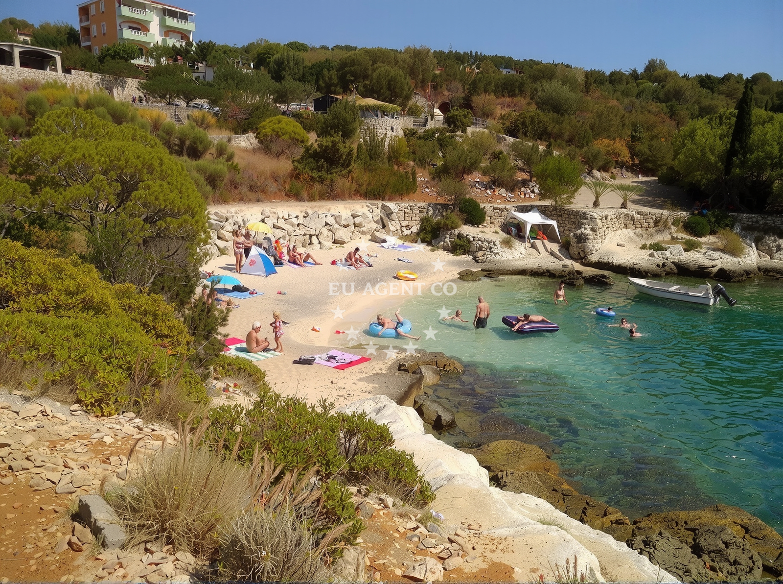 Additional view of Put Tatinje beach in Rastica X 8, Trogir