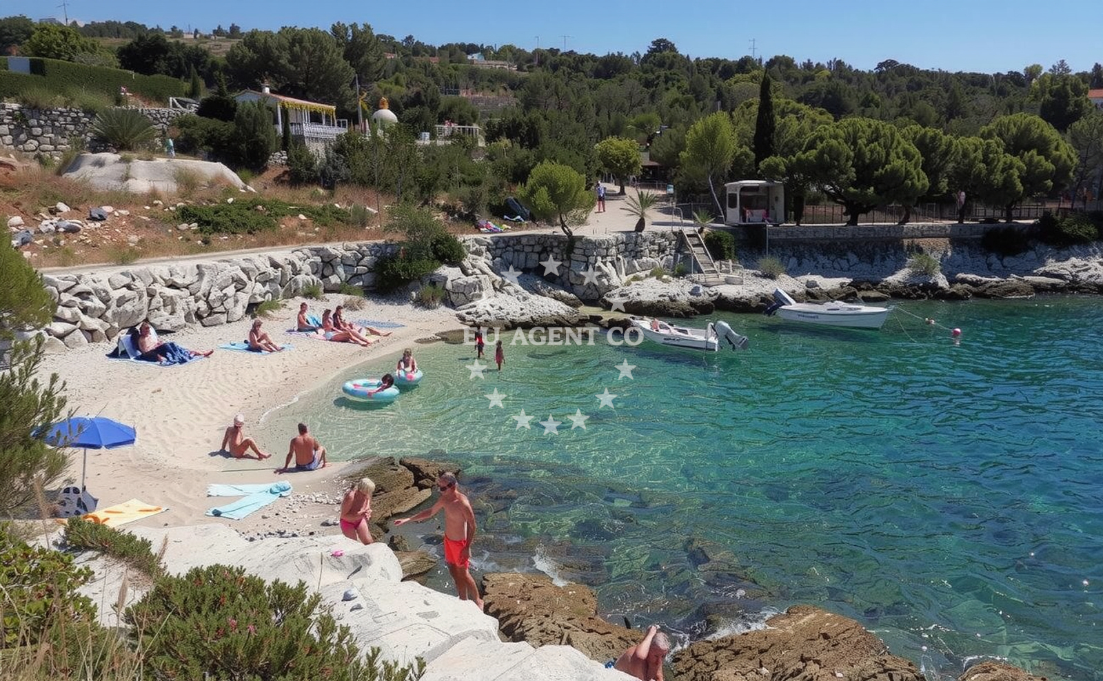 Additional view of Put Tatinje beach in Rastica X 8, Trogir