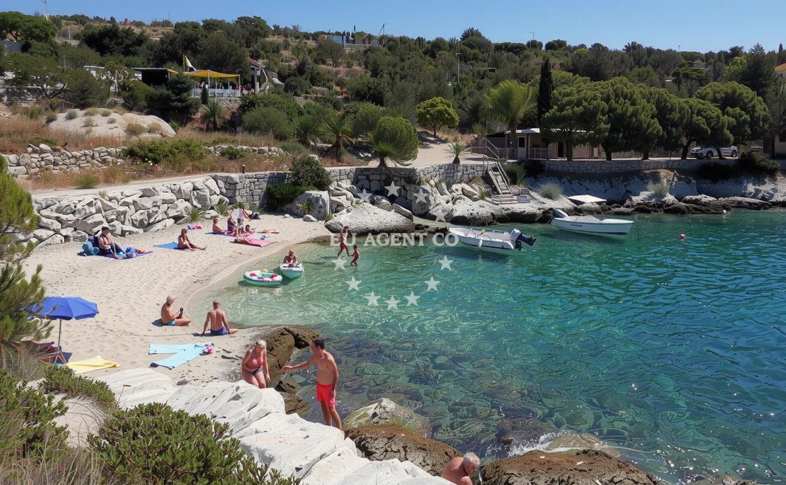 Additional view of Put Tatinje beach in Rastica X 8, Trogir