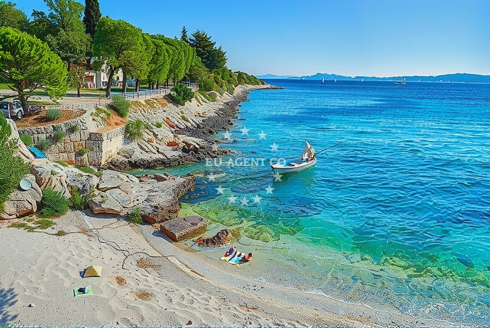 Additional view of Put Tatinje beach in Rastica X 8, Trogir