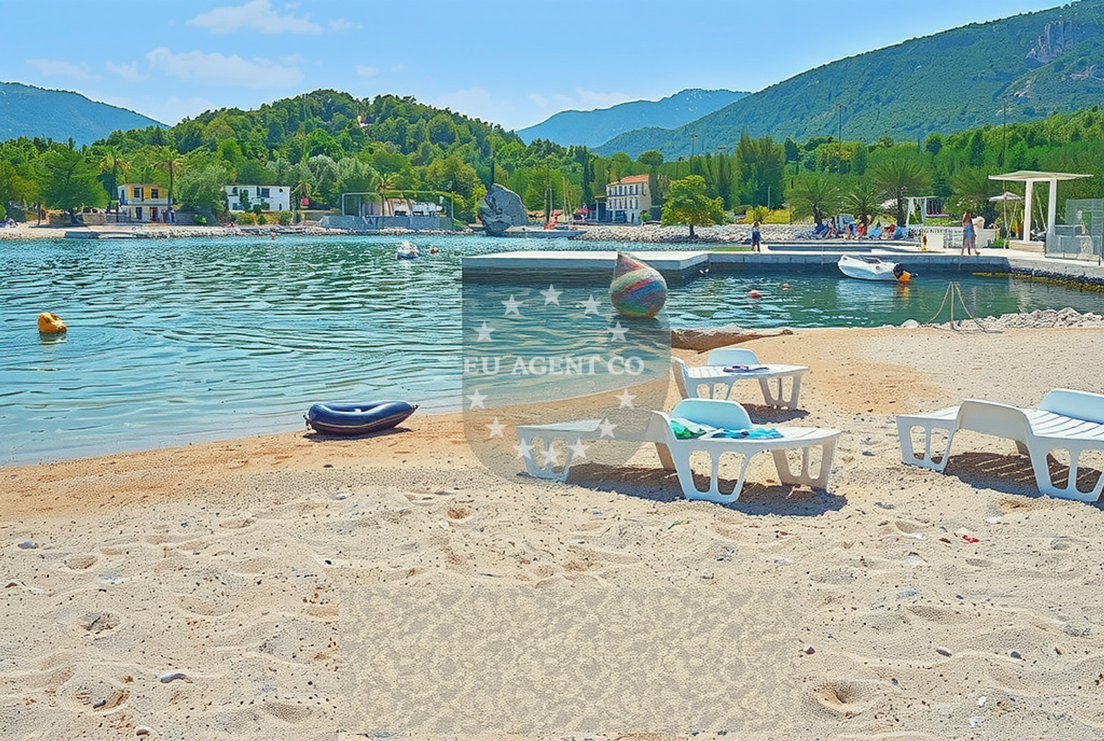Sea and coastal view of Putniković: beaches and coves (2) in Putniković