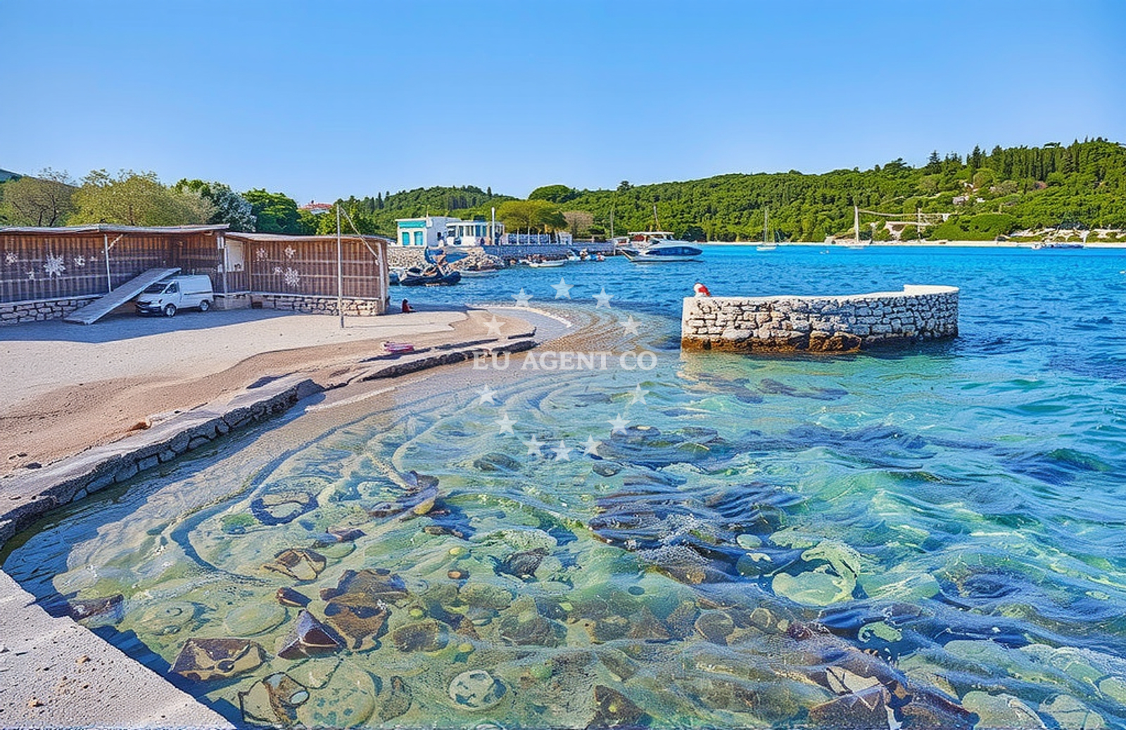 Additional view of Račišće (Korčula): beaches and coves (9) in Račišće (Korčula)