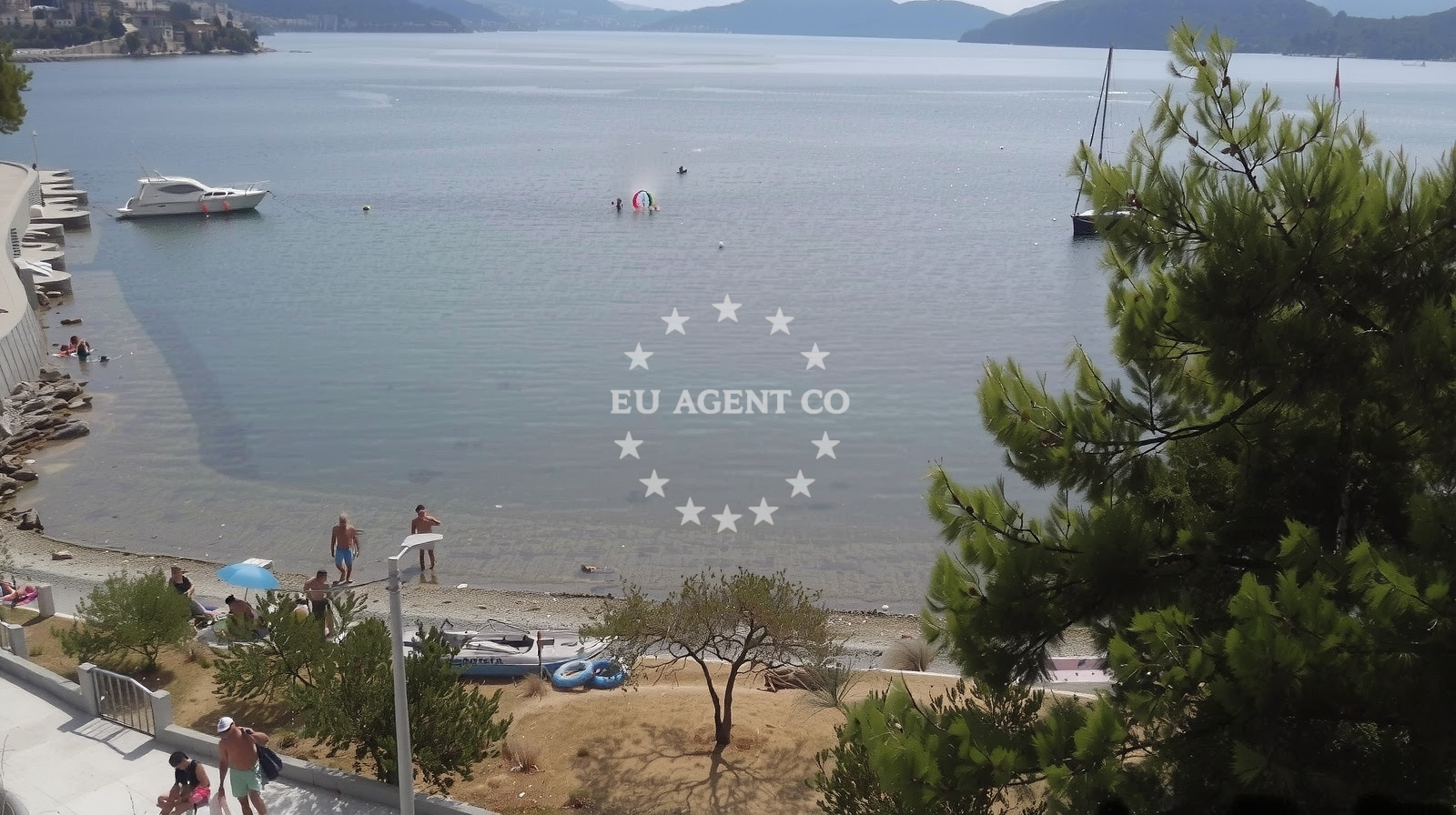 Additional view of Radalj beach in Radalj, Klek