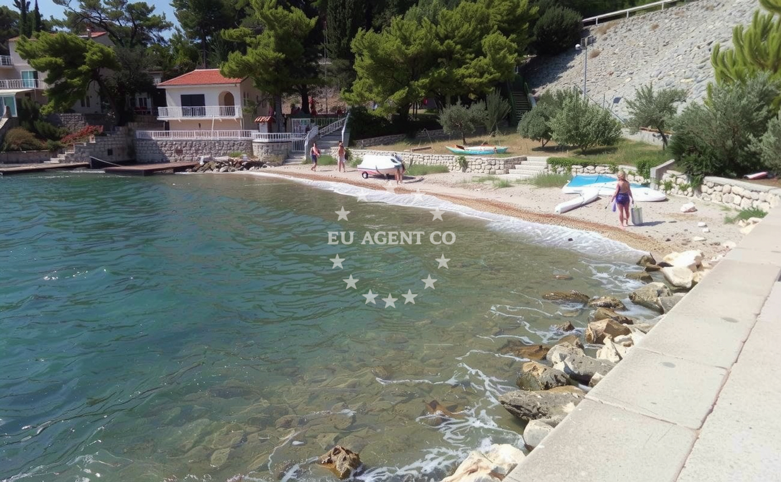 Additional view of Radalj beach in Radalj, Klek