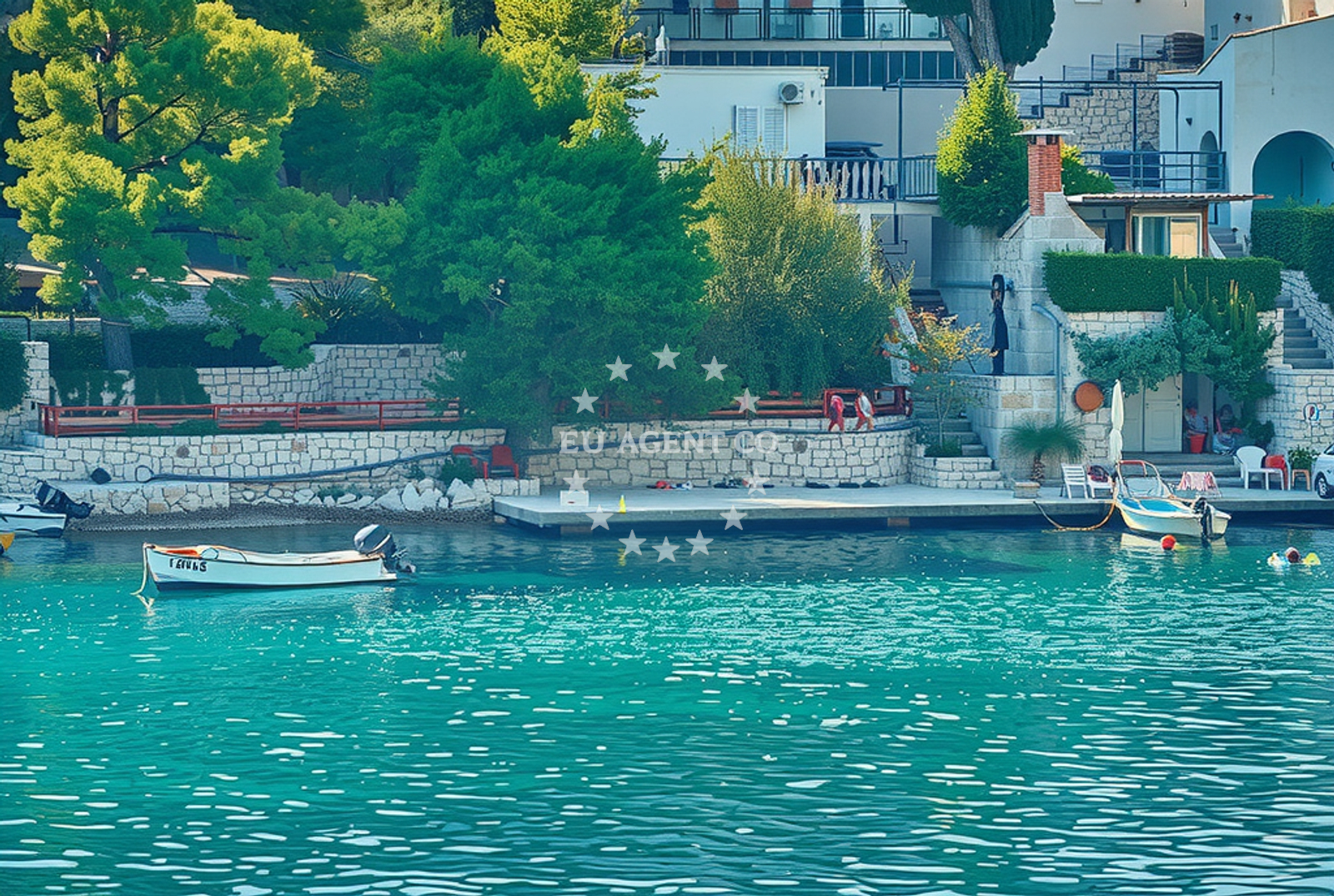 Additional view of Radalj beach in Radalj, Klek