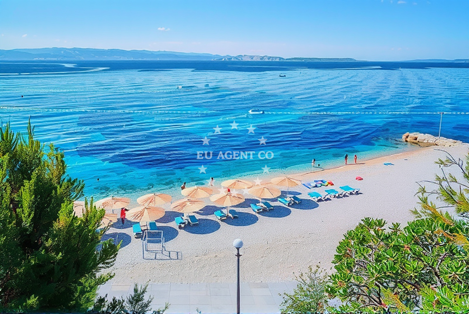 Overview of Radisson Blu, Split Beach in Radisson Blu