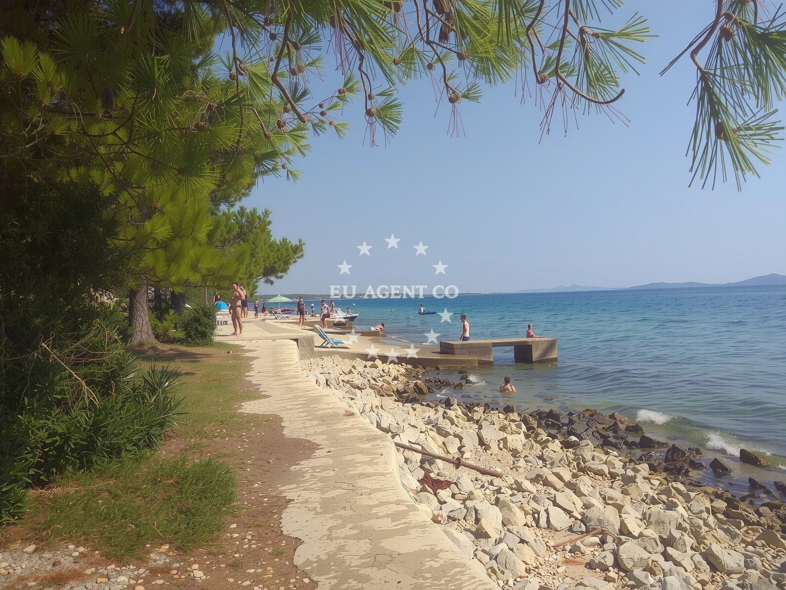 Additional view of Radman beach in Punta Radman 2/o, Petrcane
