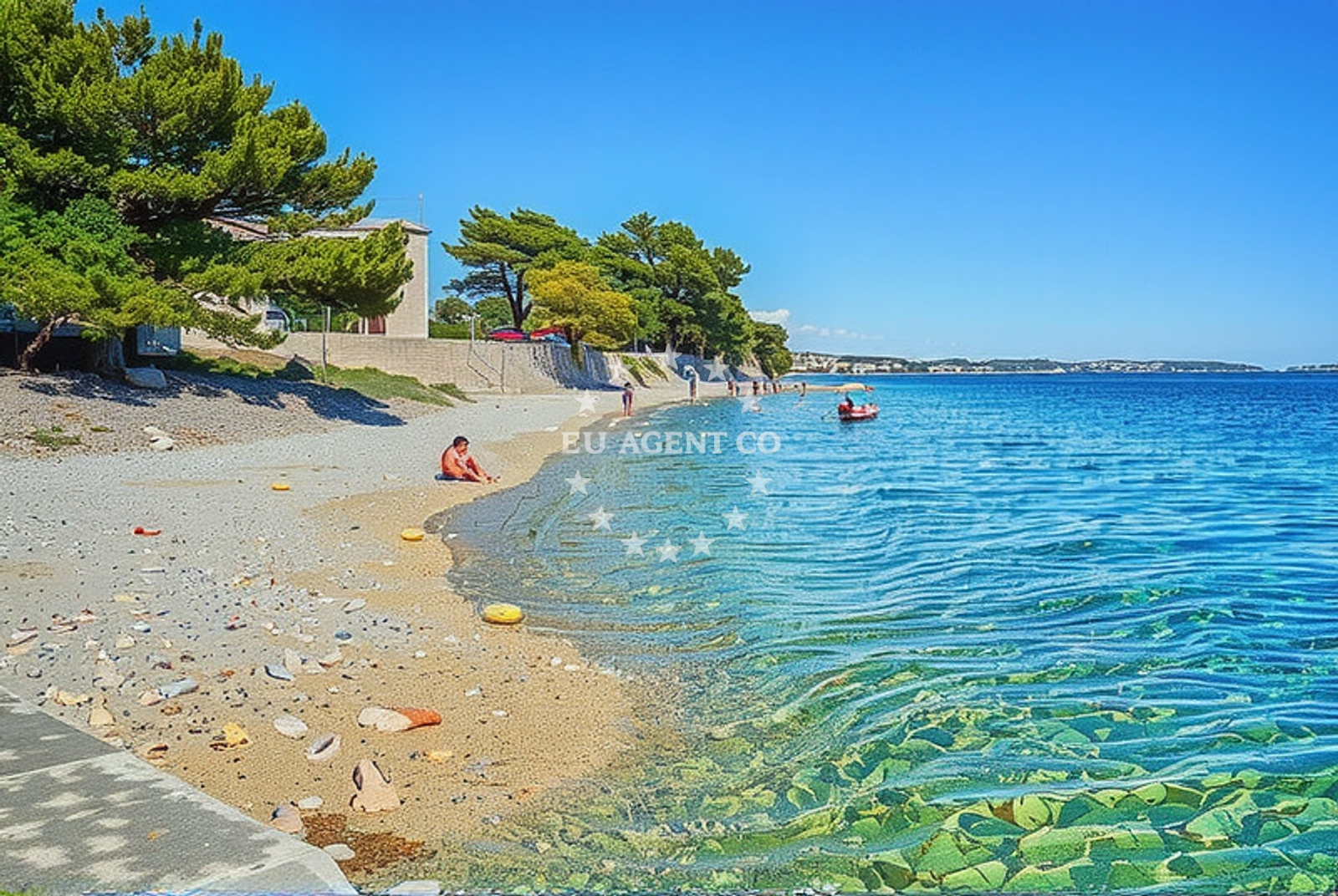 Additional view of Radman beach in Punta Radman 2/o, Petrcane