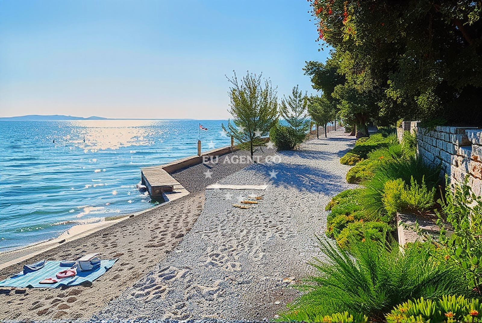 Additional view of Radman beach in Punta Radman 2/o, Petrcane