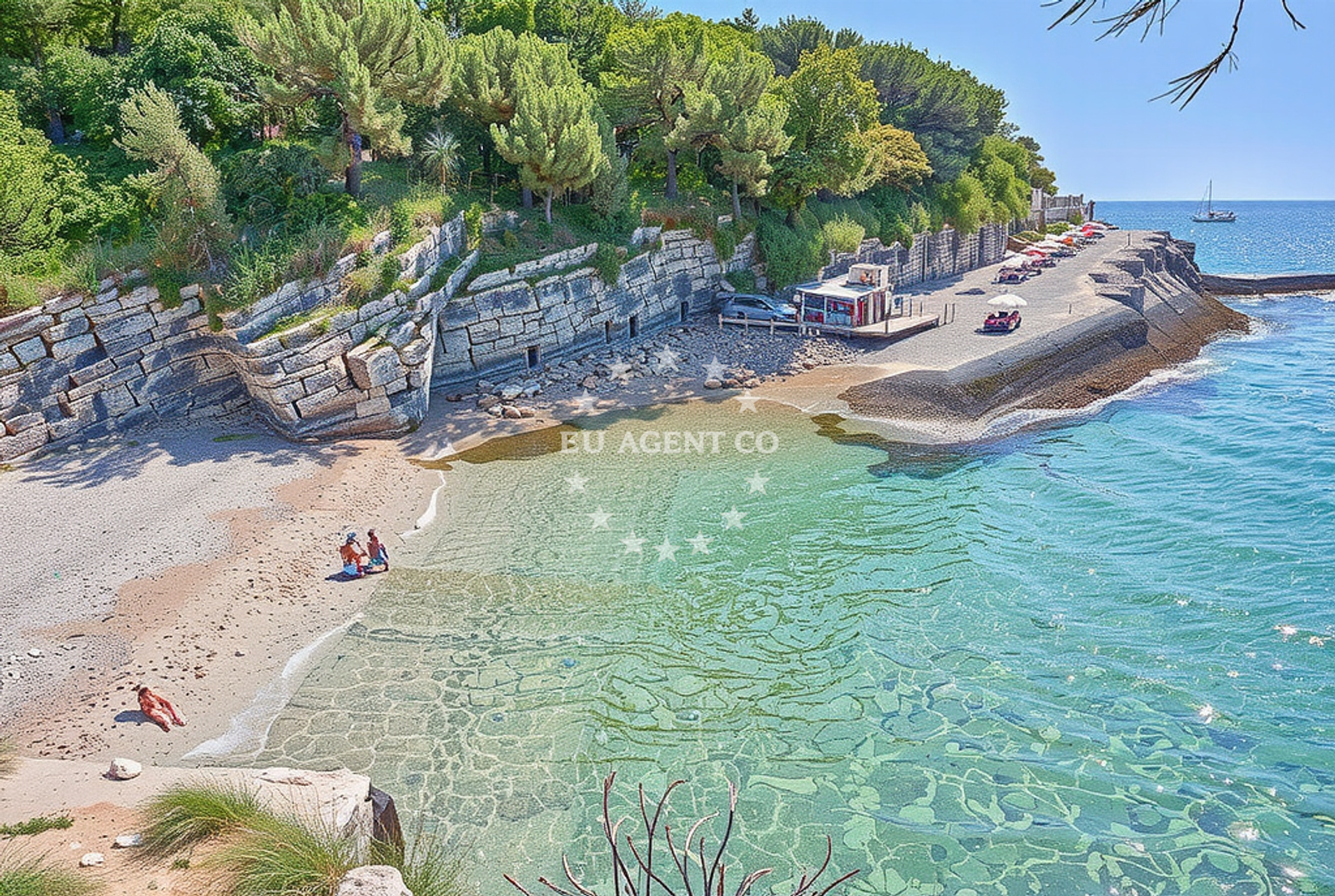 Additional view of Radovica beach in 218 Selo 1, Premantura