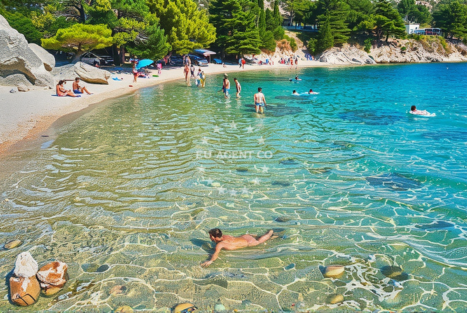 Additional view of Rape istok, Lokva Rogoznica Beach in Rape istok