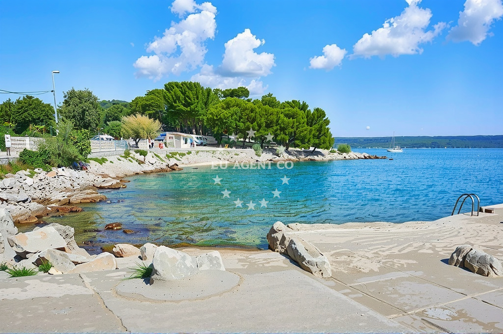 Additional view of Rapoća, Nerezine (Lošinj) Beach in Rapoća