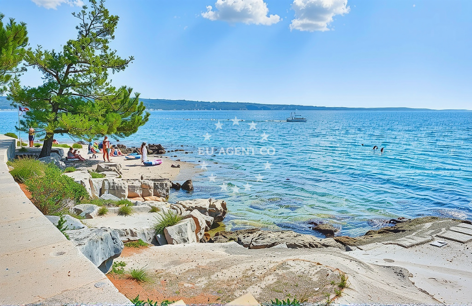 Additional view of Rapoća, Nerezine (Lošinj) Beach in Rapoća