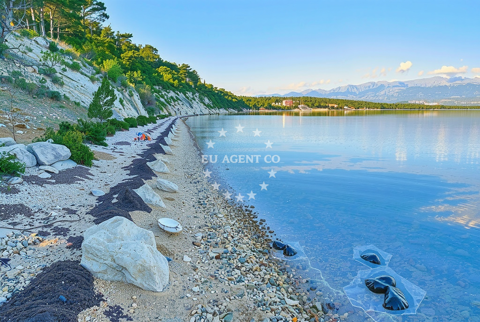 Overview of Raškova, Pridraga Beach in Raškova