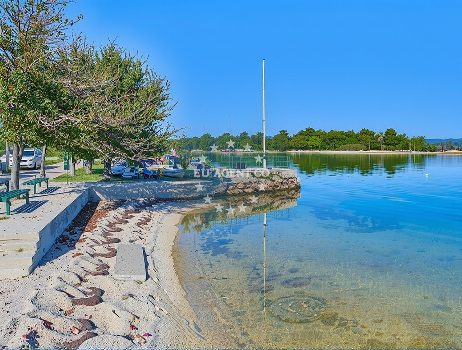 Additional view of Raslina: beaches and coves (6) in Raslina