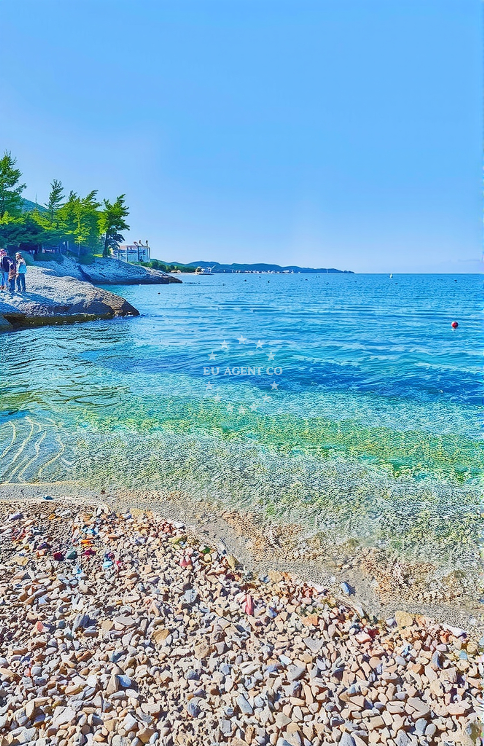 Sea and coastal view of Rasoha II beach in Brna bb, Smokvica