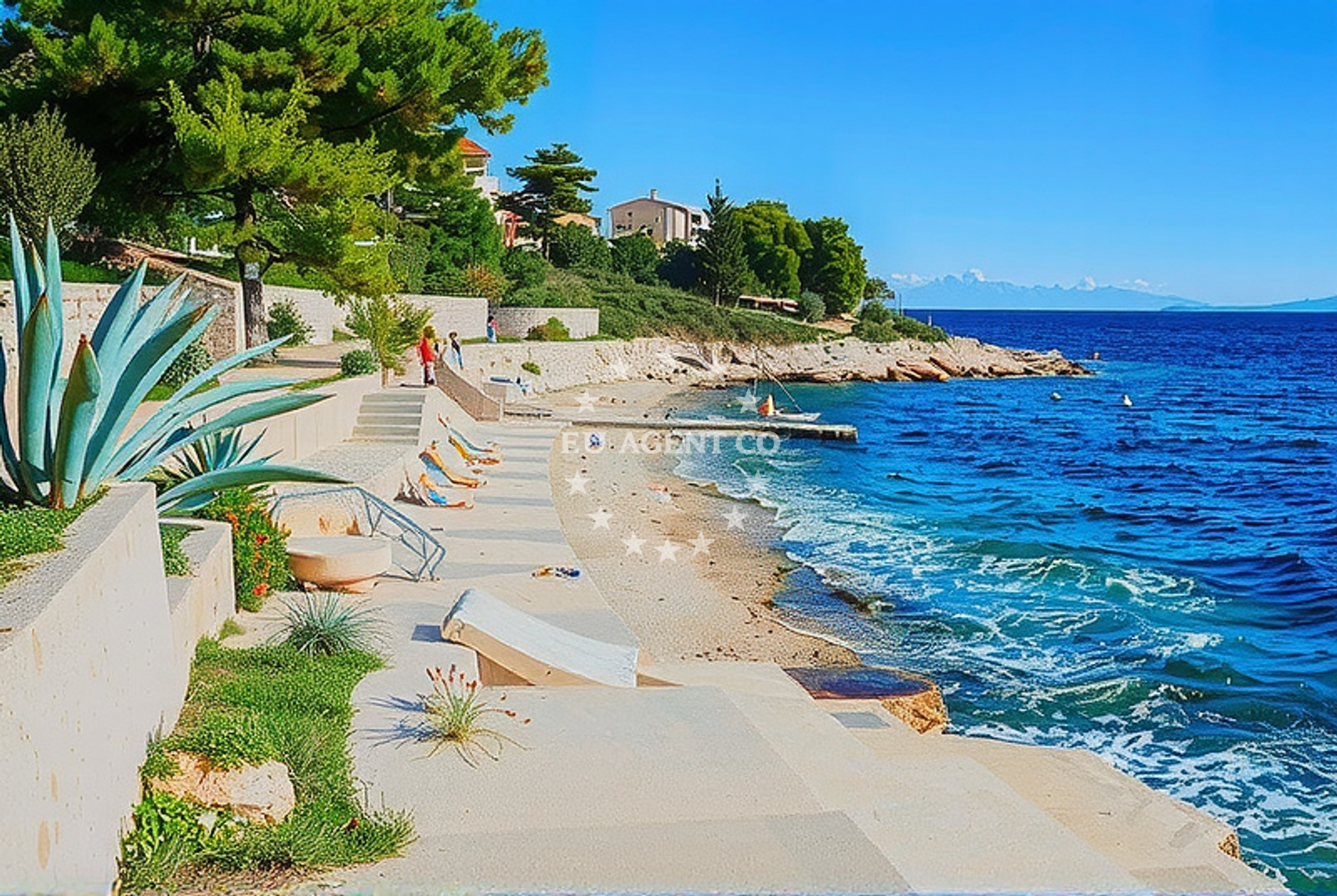 Additional view of Rastići, Okrug Gornji (Čiovo) Beach in Rastići