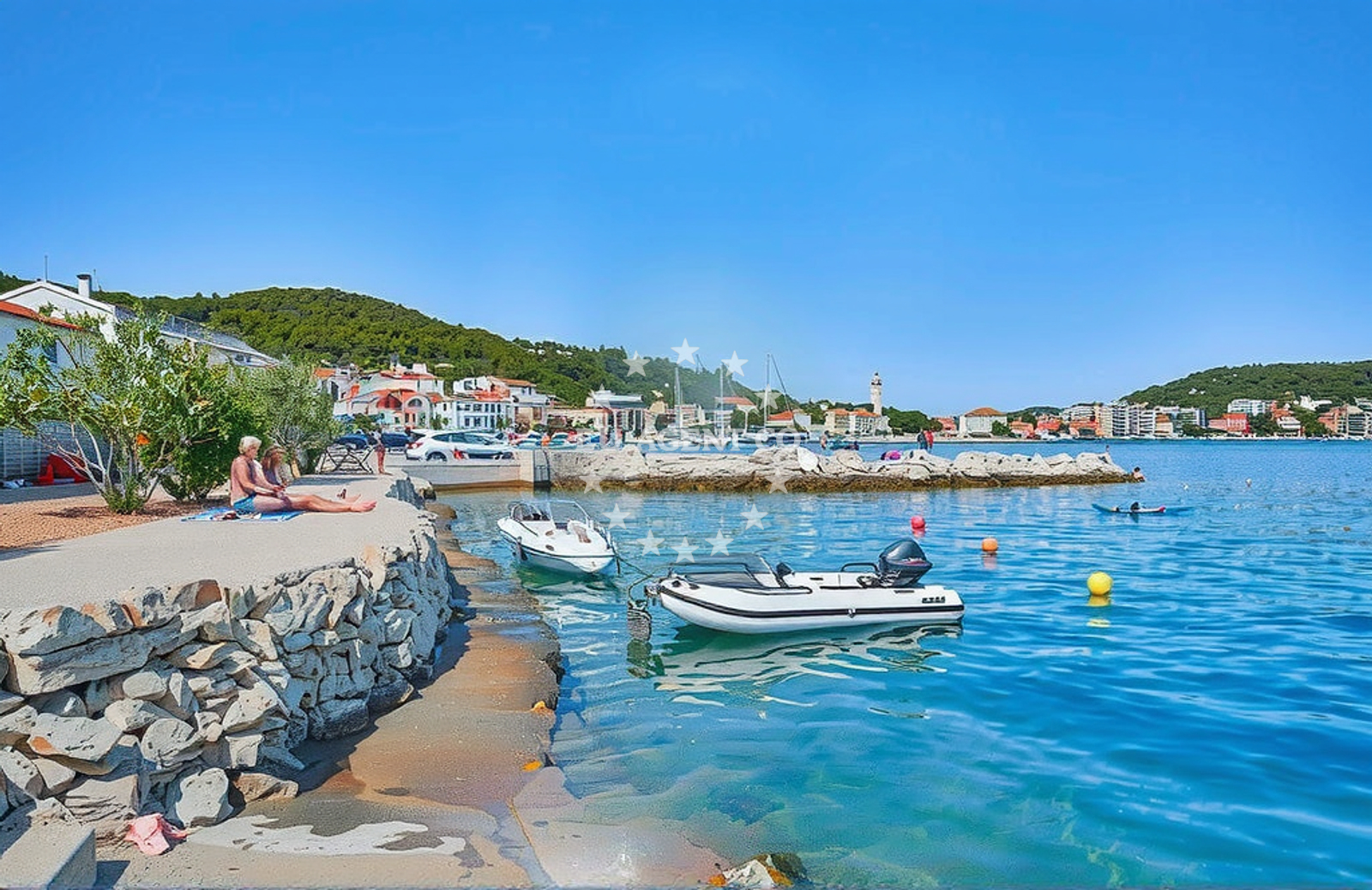 Additional view of Rat, Tisno (Murter) Beach in Rat