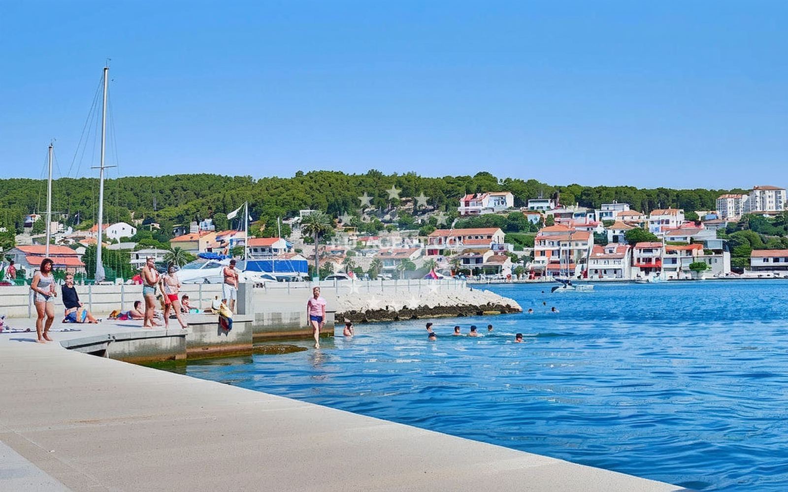 Additional view of Rat, Tisno (Murter) Beach in Rat