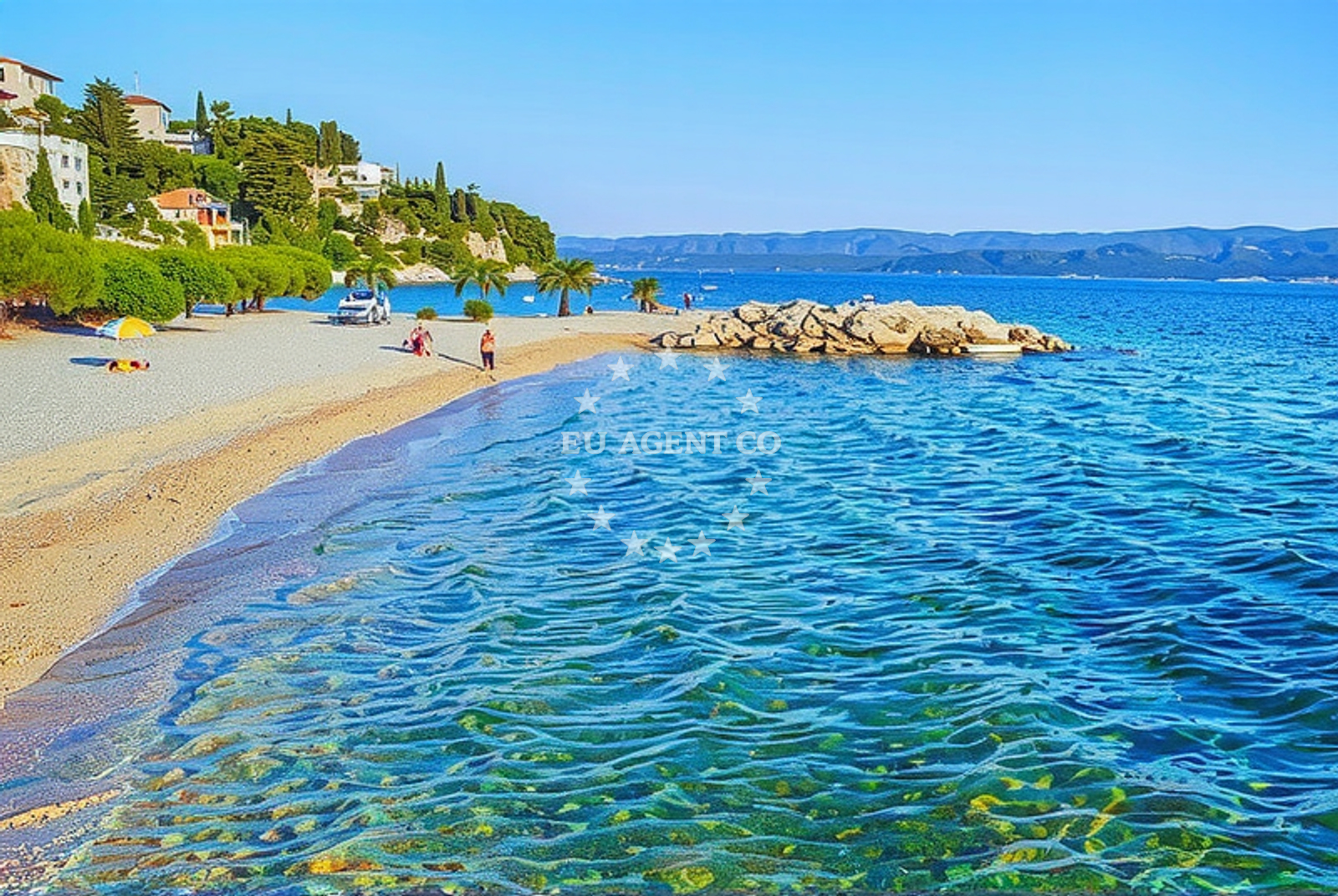 Additional view of Ravnice jug, Omiš Beach in Ravnice jug
