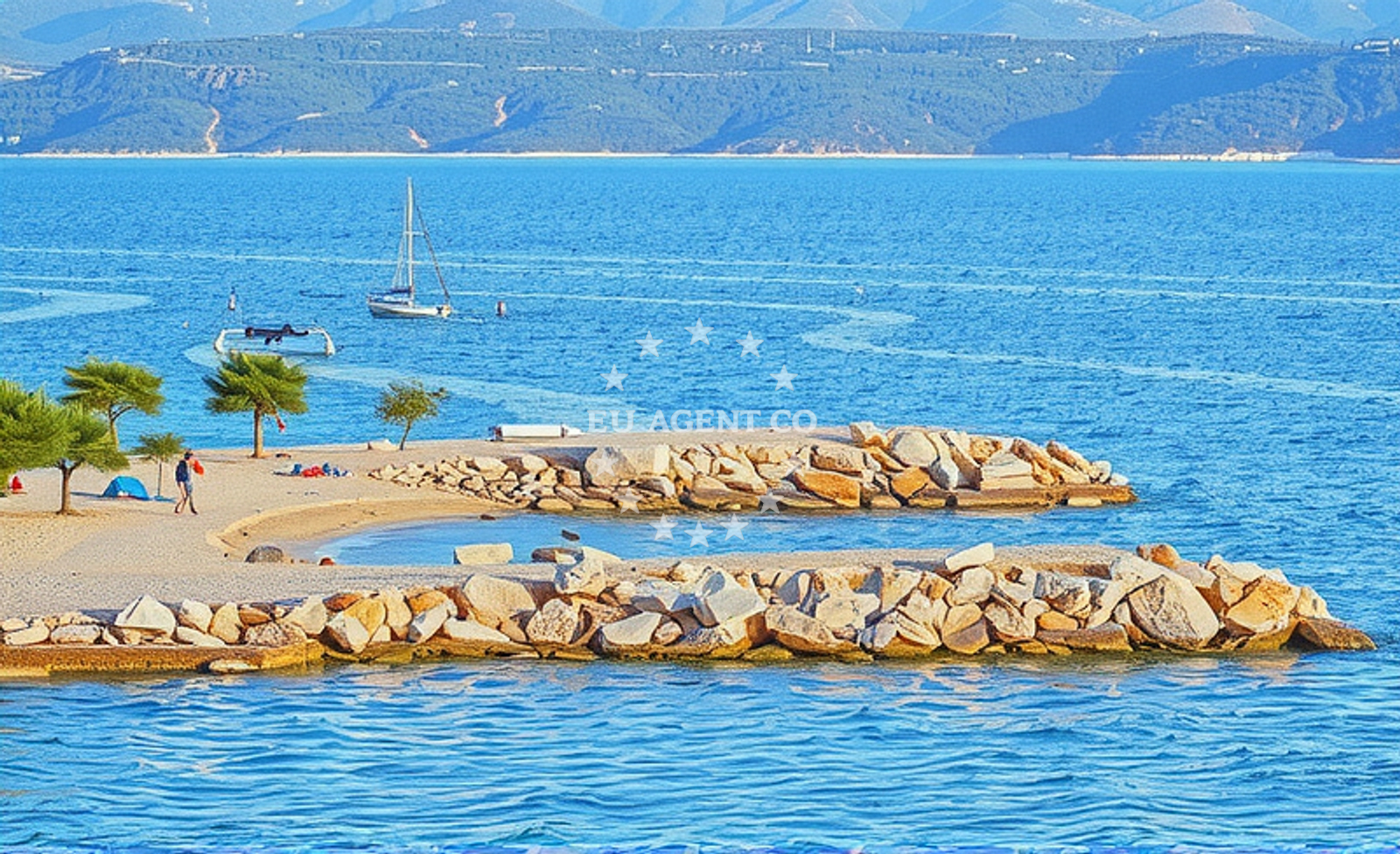 Additional view of Ravnice jug, Omiš Beach in Ravnice jug
